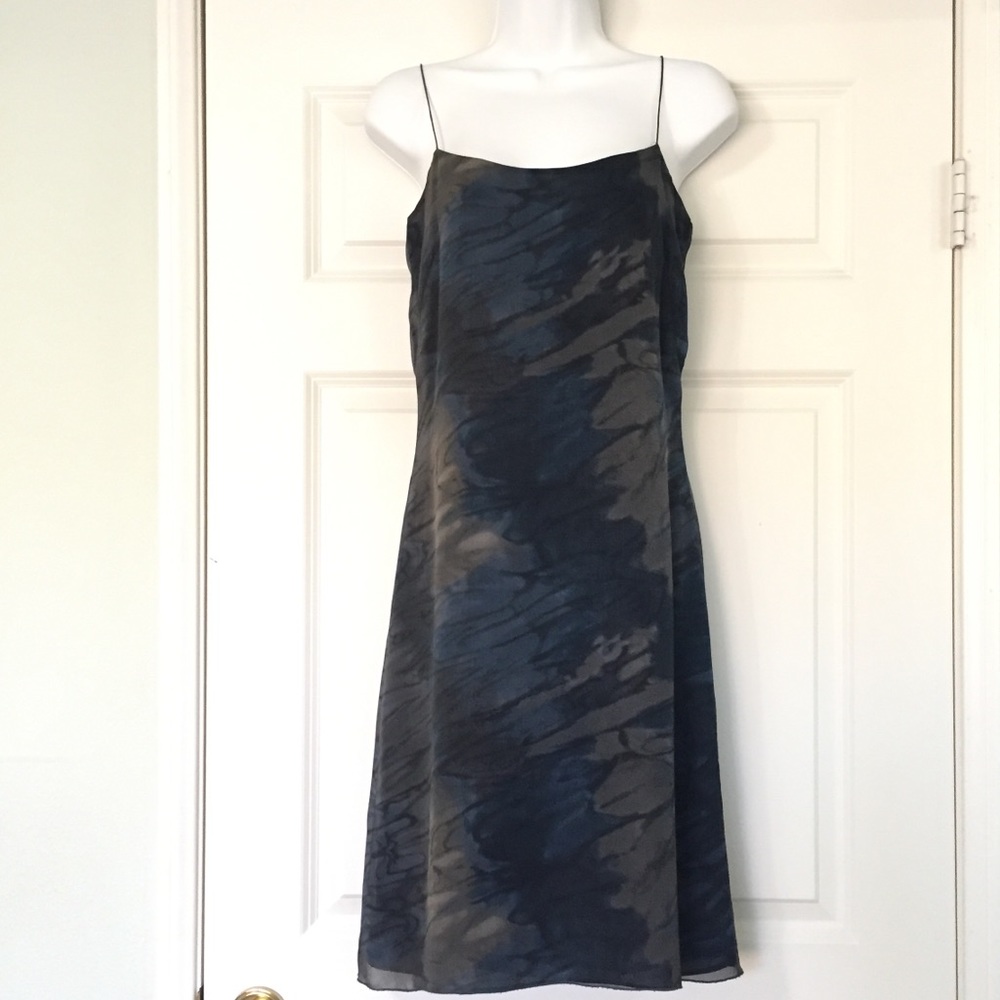 Kenneth Cole Silk watercolors Slip Dress size 2